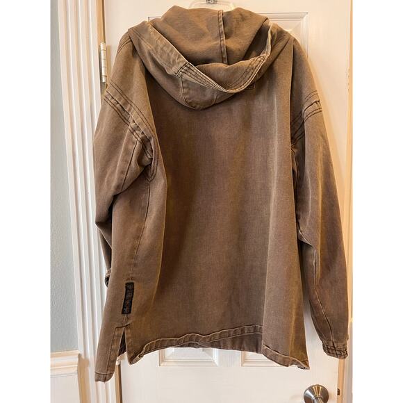 Phenom Jeans Barn Chore Coat Jacket Men L Utility Outdoor Cowboy Grunge Western - Picture 4 of 12